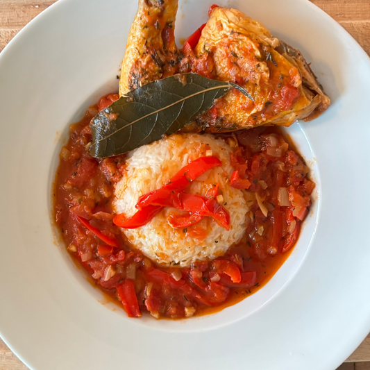 🔵 Chicken Basquaise